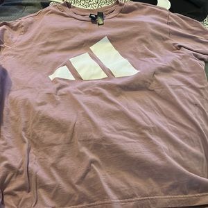 Nude pink adidas short sleeve shirt